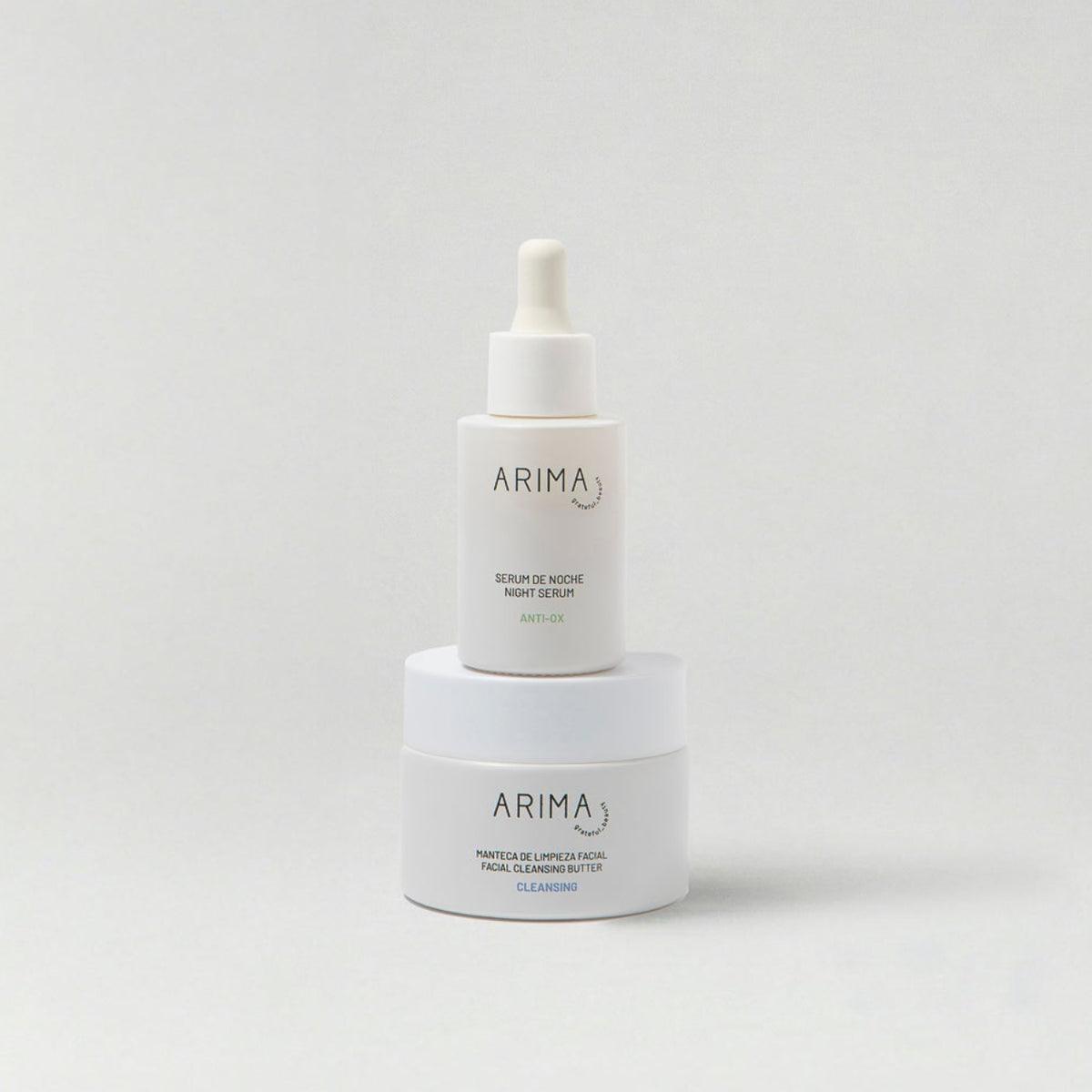 Pack Piel Limpia y Nutrida Arima – pack sérum y manteca limpiadora, piel limpia y nutrida