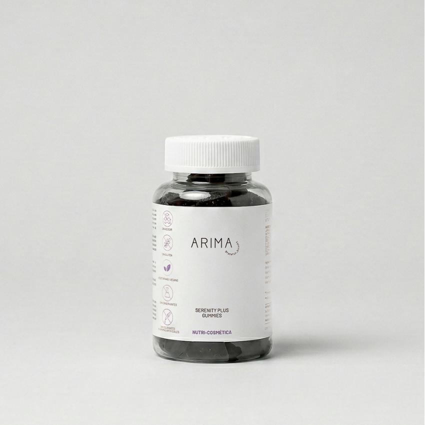 Serenity Plus · Gummies con ashwagandha y vitaminas