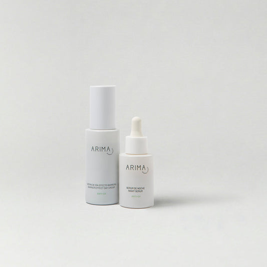 Pack Piel Nutrida y Protegida Arima – pack crema y sérum Arima, piel nutrida y protegida